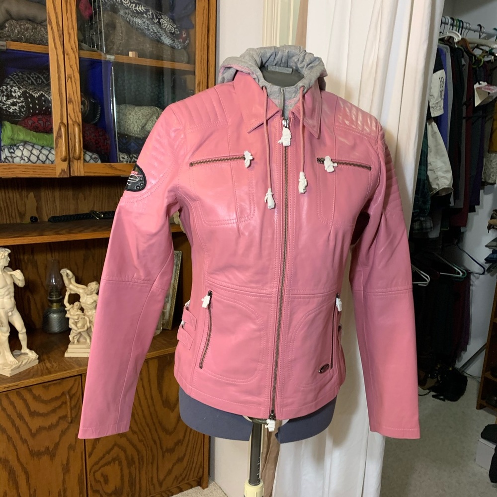 Pink Harley Jacket NWT Sz 8-10